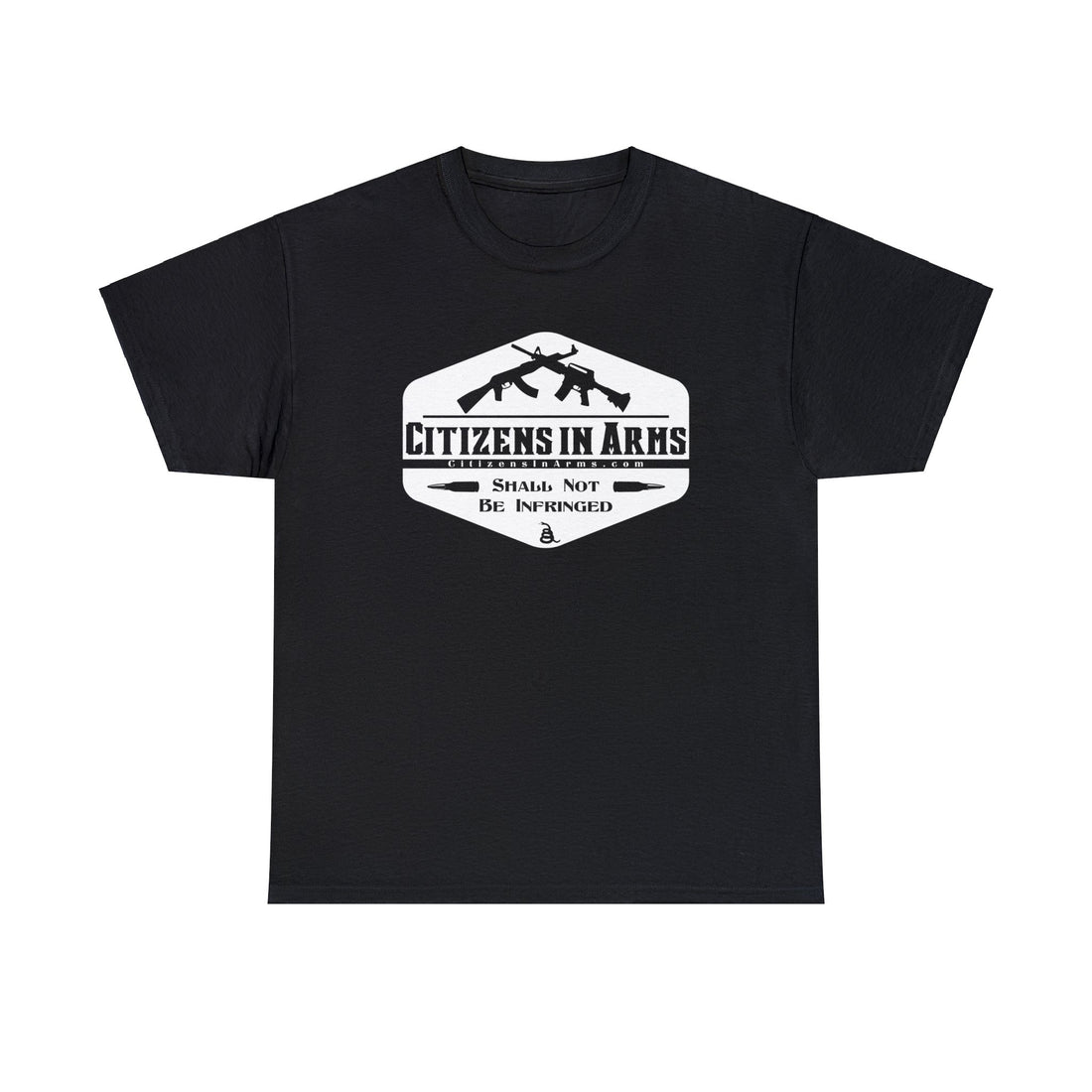 Question All Authority - Citizens in Arms - Unisex Heavy Cotton Tee