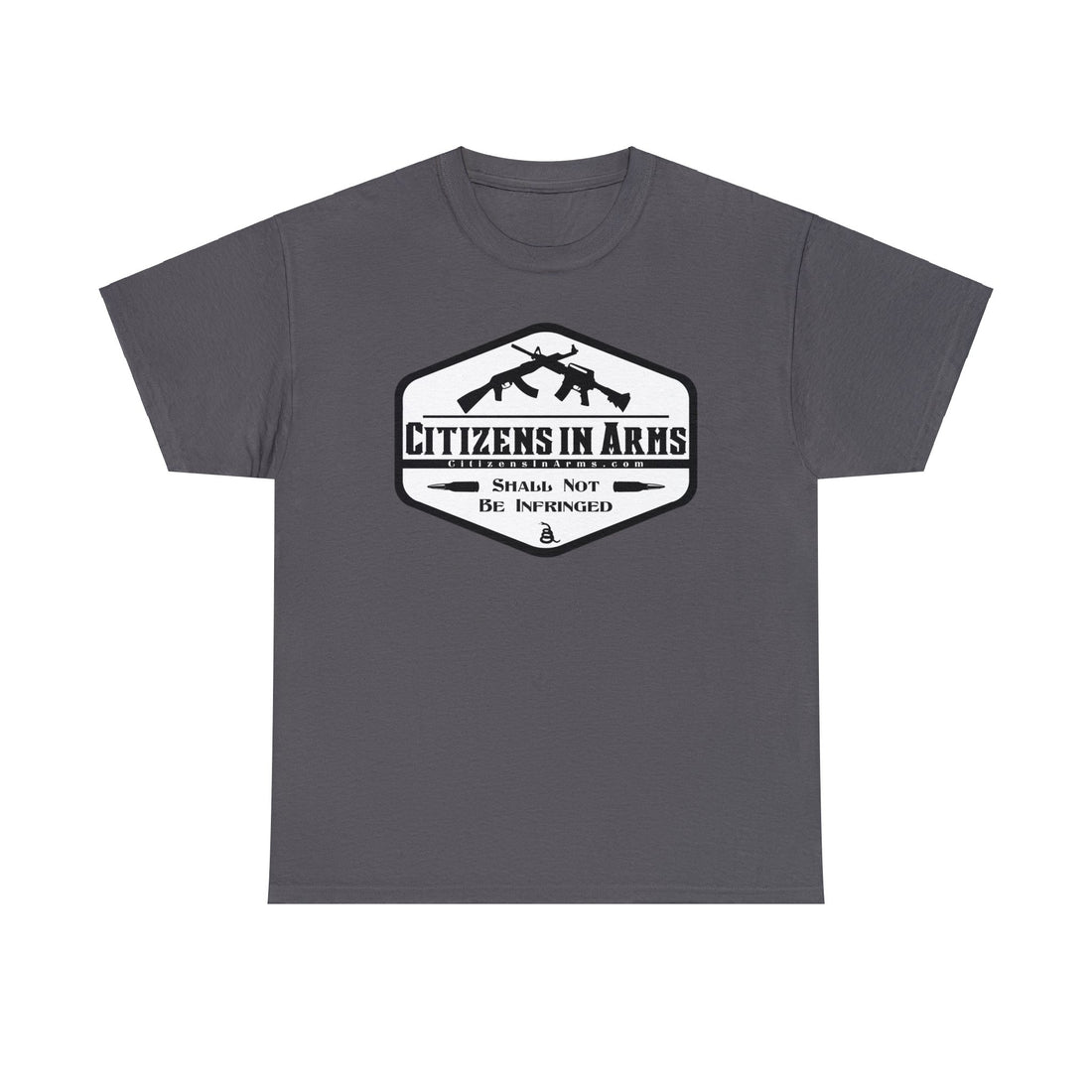 Question All Authority - Citizens in Arms - Unisex Heavy Cotton Tee