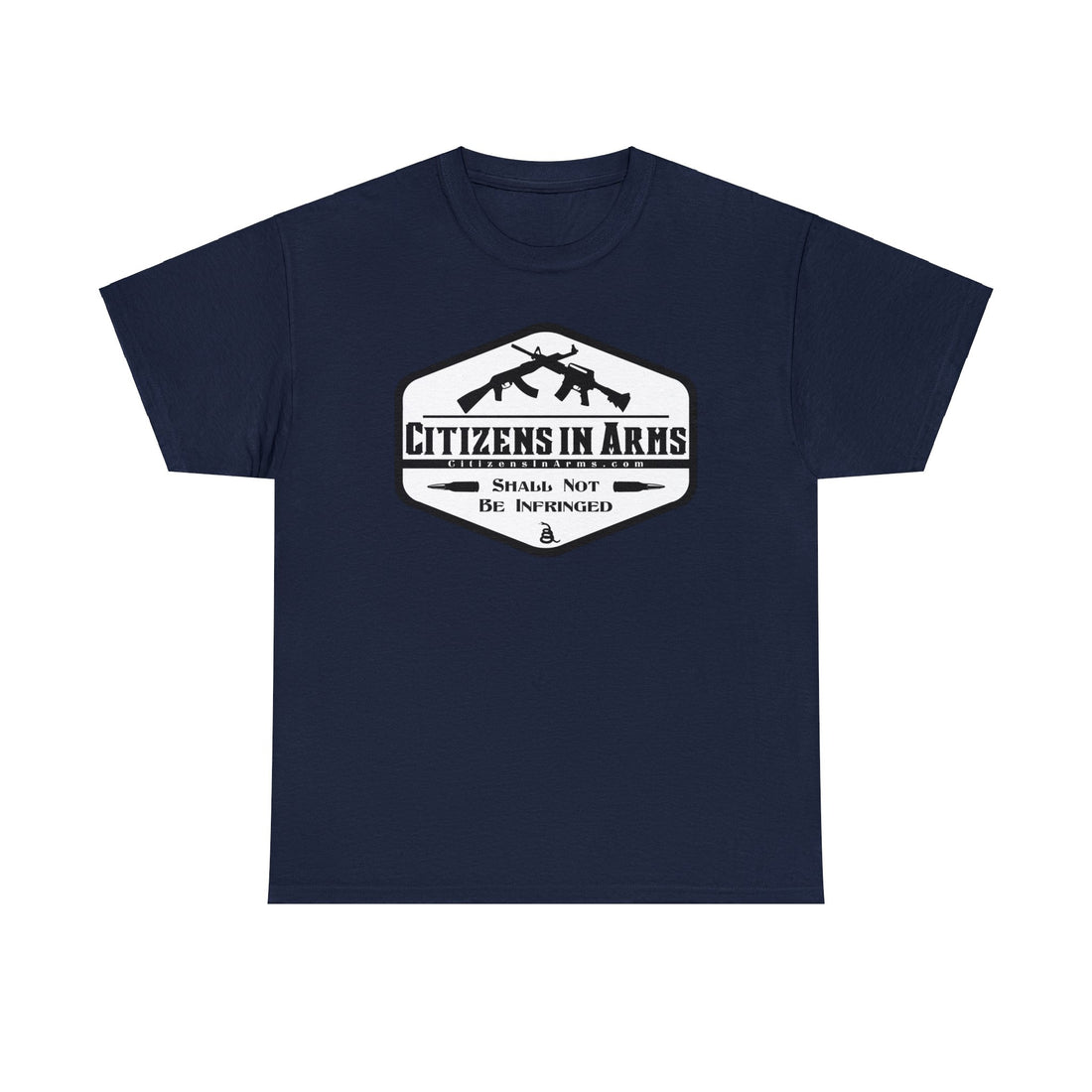 Question All Authority - Citizens in Arms - Unisex Heavy Cotton Tee
