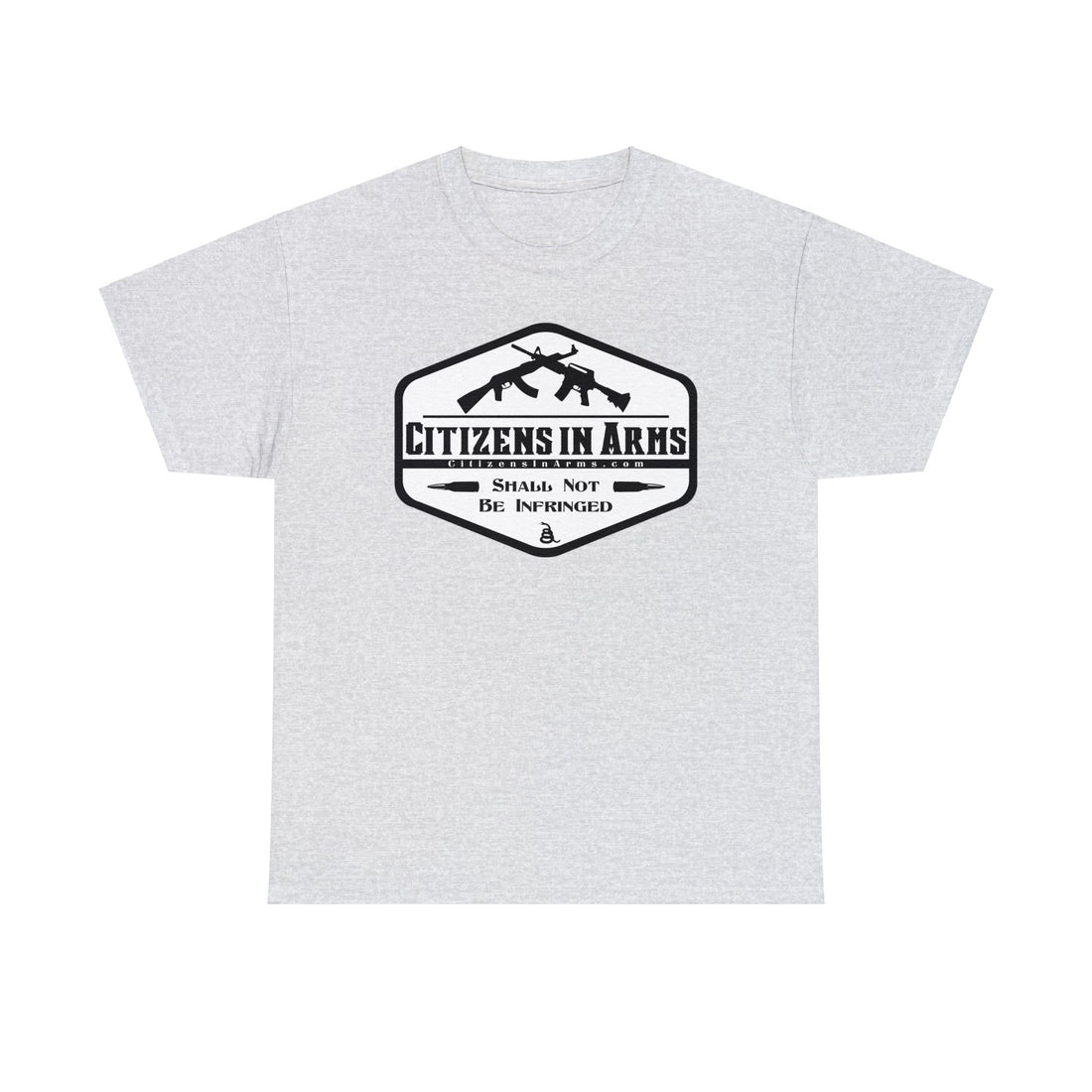 Question All Authority - Citizens in Arms - Unisex Heavy Cotton Tee