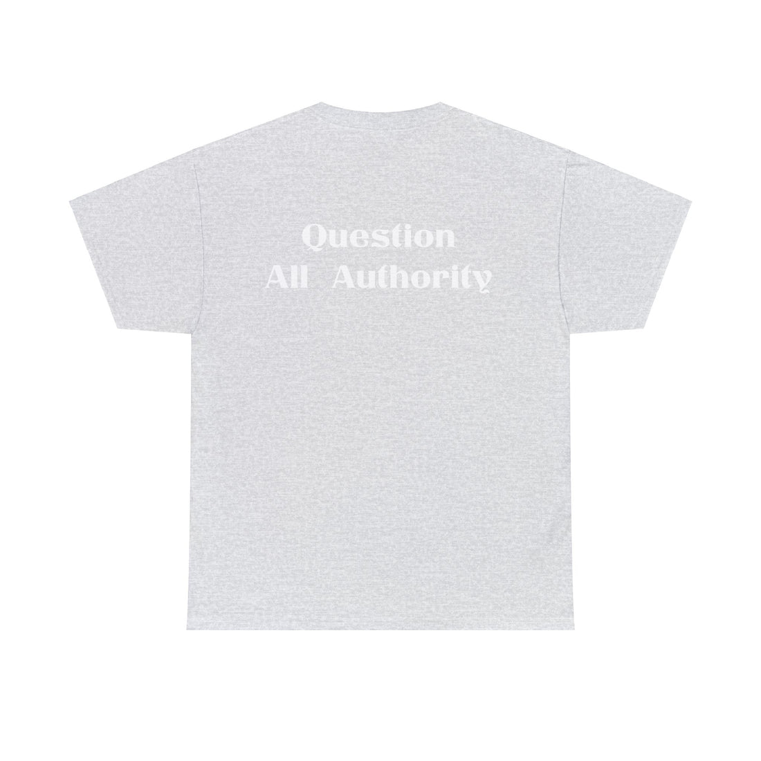 Question All Authority - Citizens in Arms - Unisex Heavy Cotton Tee
