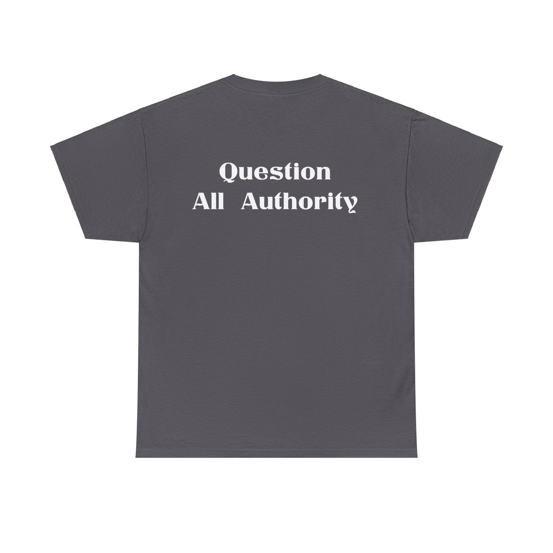 Question All Authority - Citizens in Arms - Unisex Heavy Cotton Tee