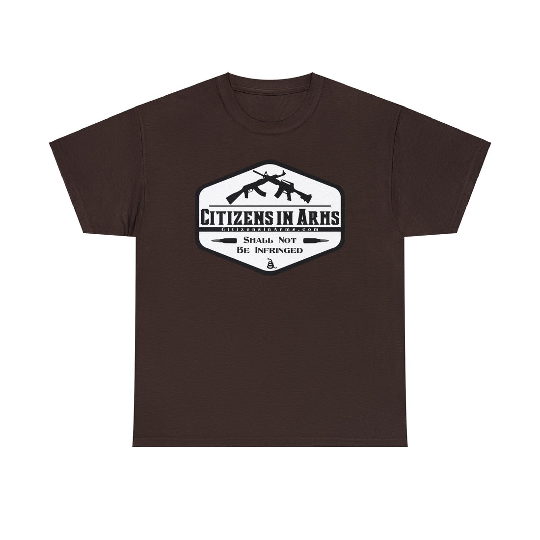 Question All Authority - Citizens in Arms - Unisex Heavy Cotton Tee