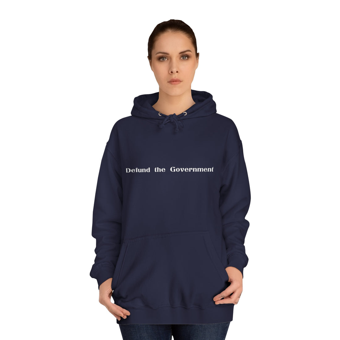 Defund the Government - Citizens in Arms - Unisex College Hoodie