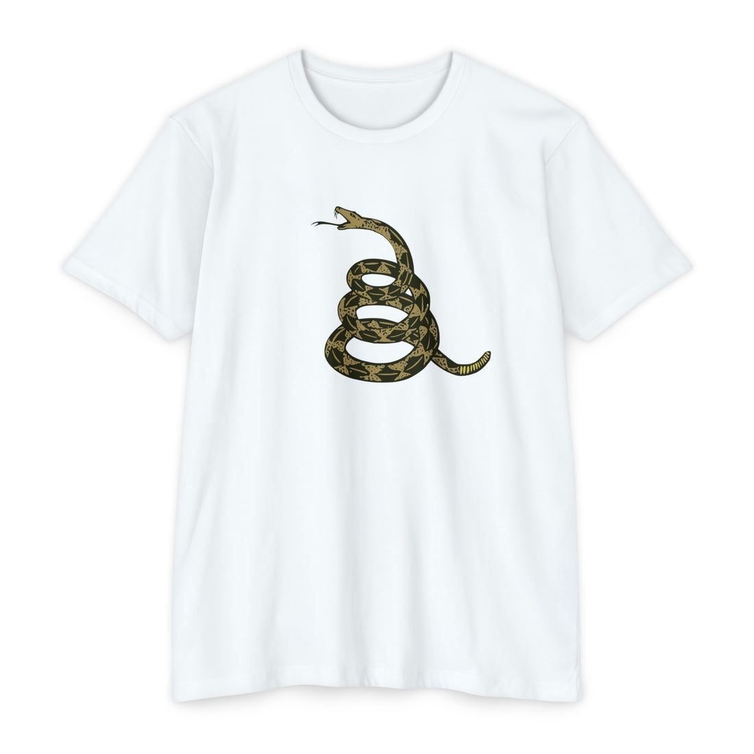 Gadsden Snake T-Shirt - Citizens in Arms - 60% cotton and 40%-polyester blend