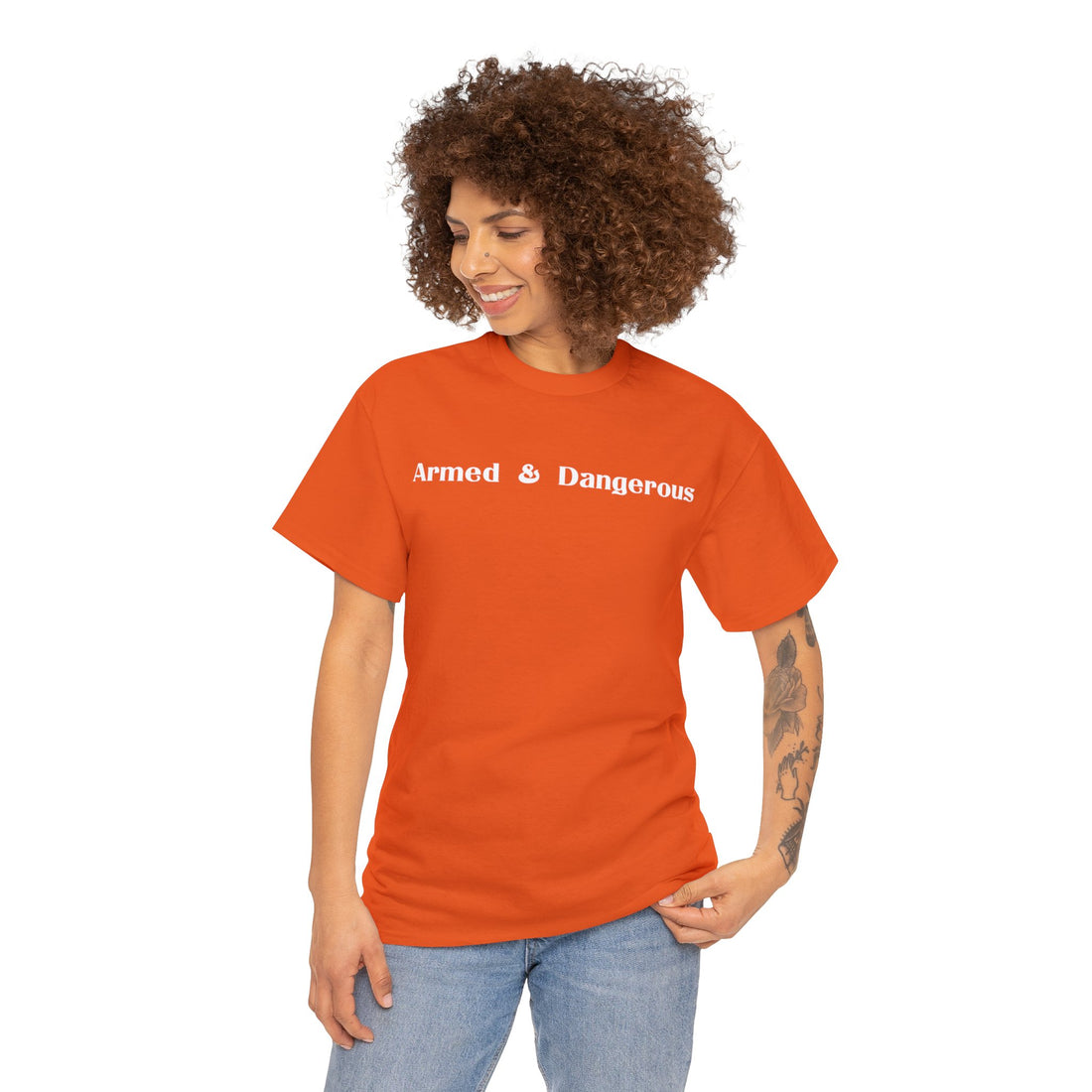 Armed & Dangerous - Citizens in Arms - Unisex Heavy Cotton Tee -