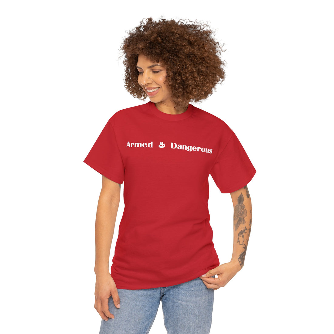 Armed & Dangerous - Citizens in Arms - Unisex Heavy Cotton Tee -