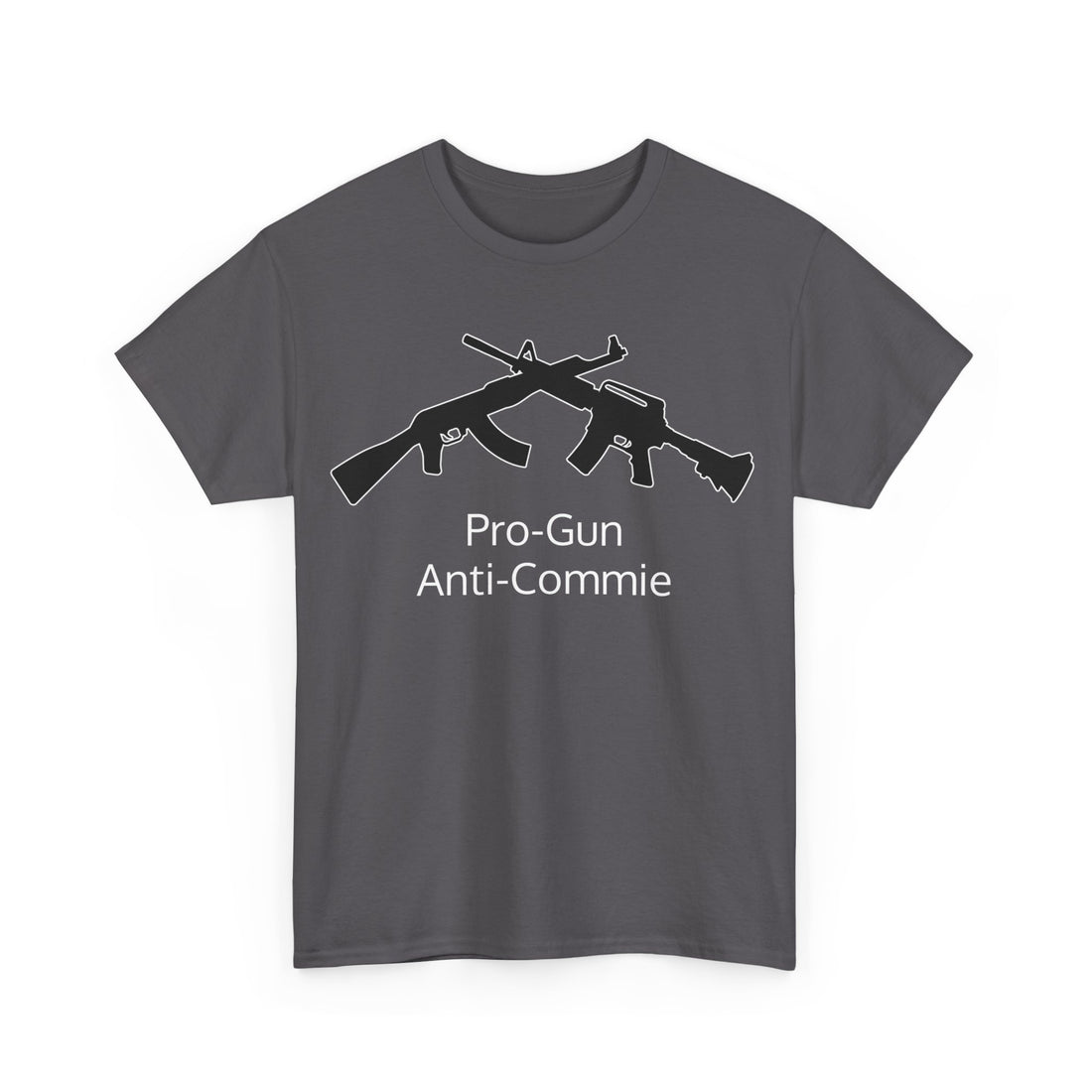 Pro-Gun - Anti-Comie - Citizens in Arms + Gadsden Snake - Unisex Heavy Cotton Tee