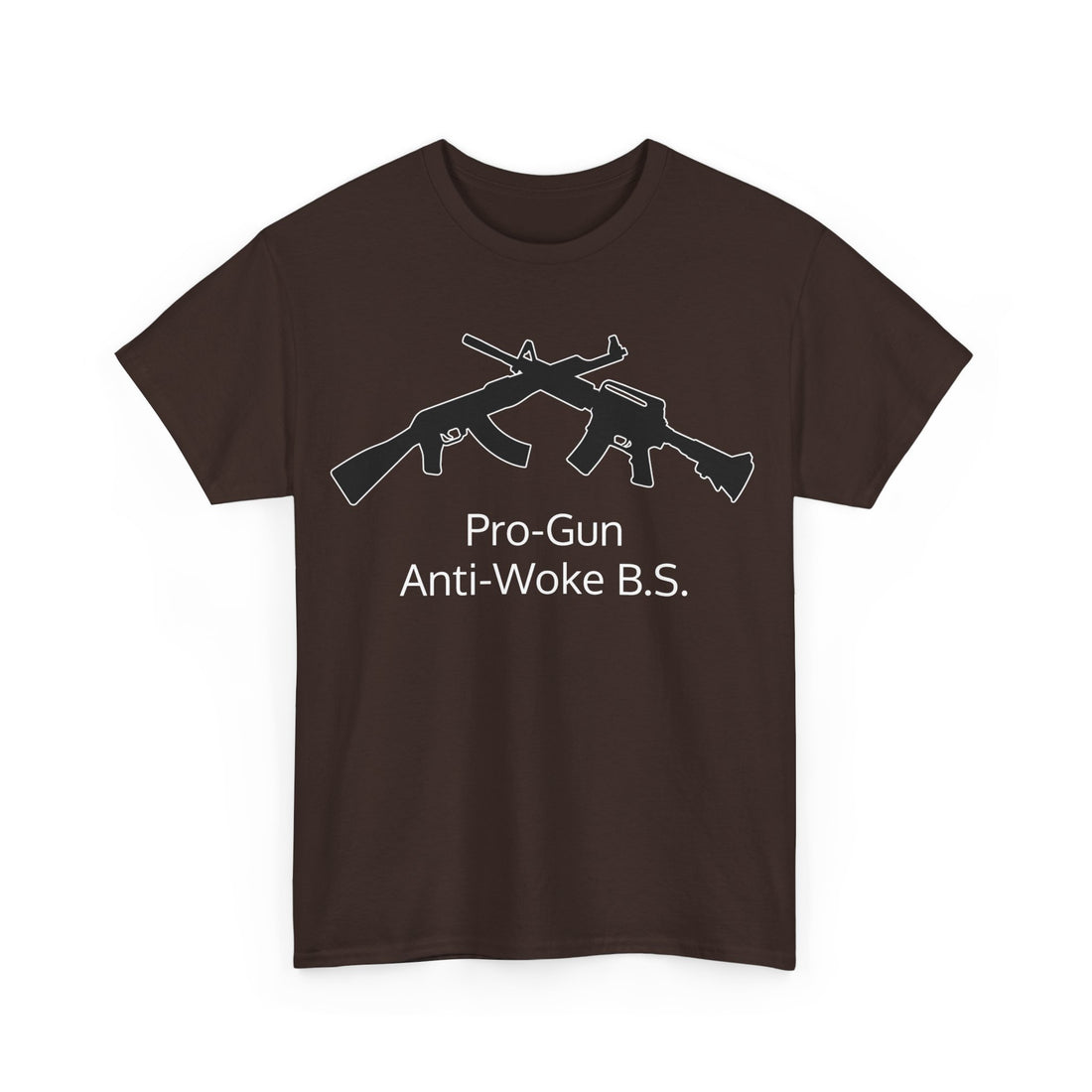 Pro-Gun Anti-Woke B.S. - Citizens in Arms + Gadsden Snake - Unisex Heavy Cotton Tee