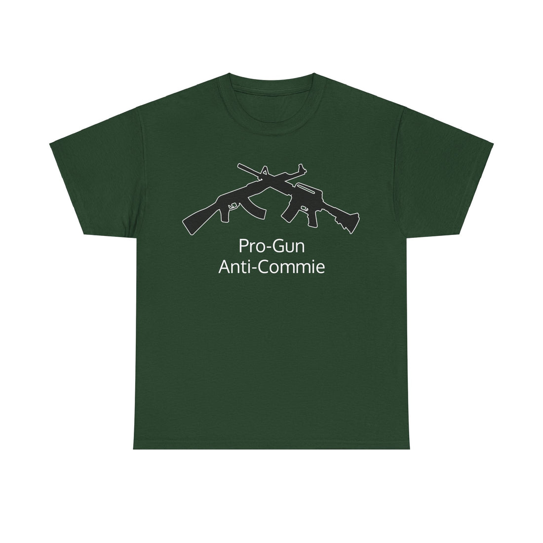 Pro-Gun - Anti-Comie - Citizens in Arms + Gadsden Snake - Unisex Heavy Cotton Tee