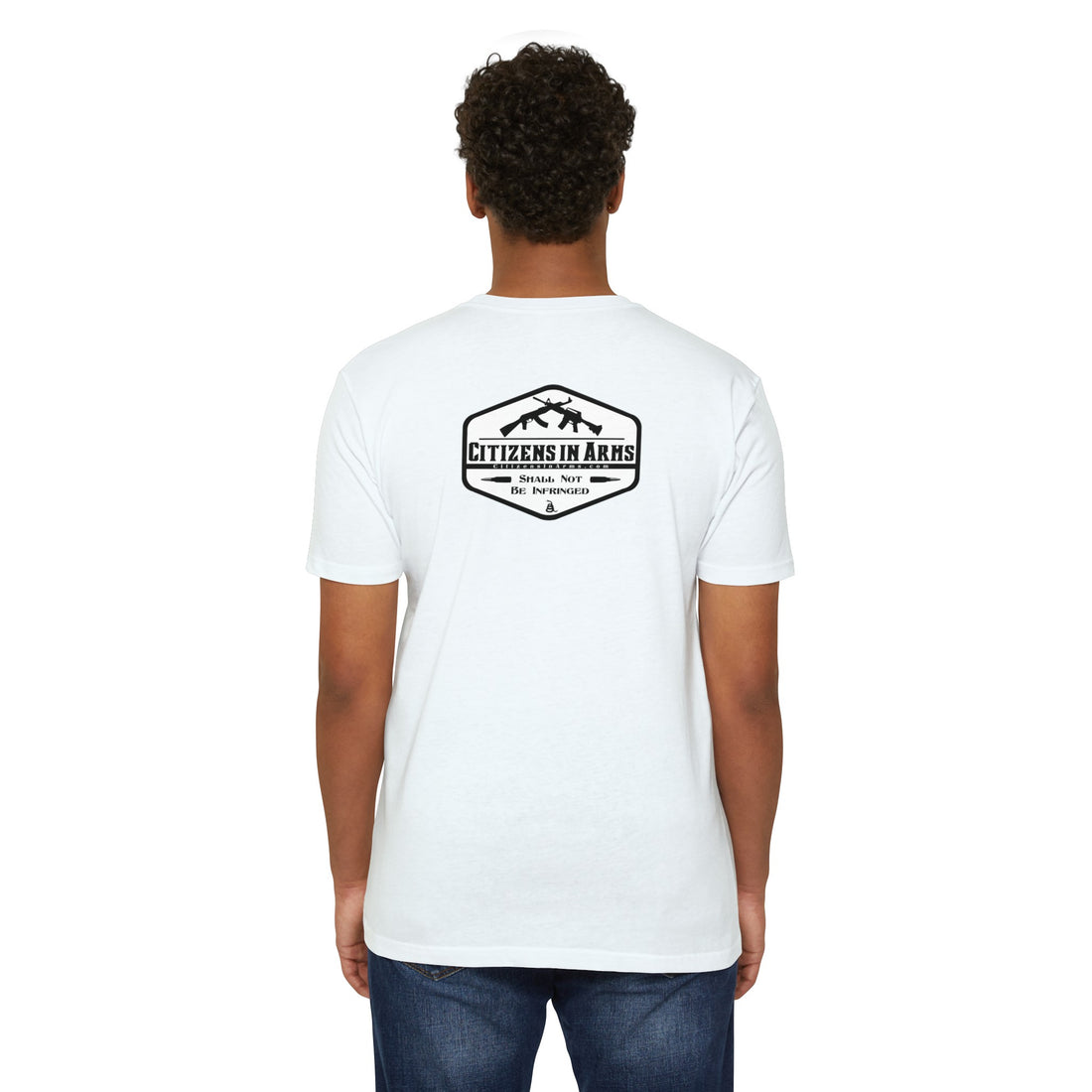 Gadsden Snake T-Shirt - Citizens in Arms - 60% cotton and 40%-polyester blend