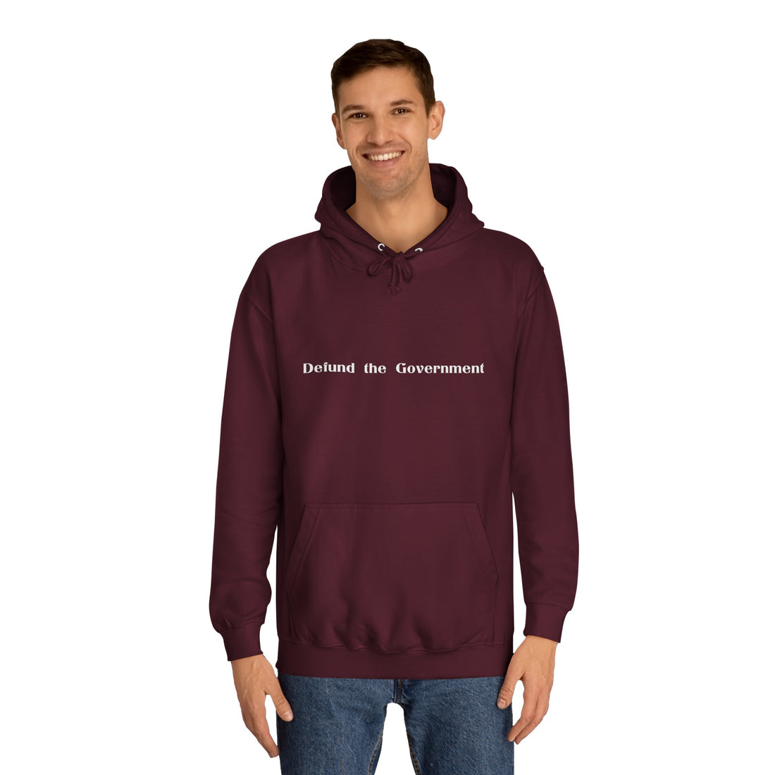 Defund the Government - Citizens in Arms - Unisex College Hoodie