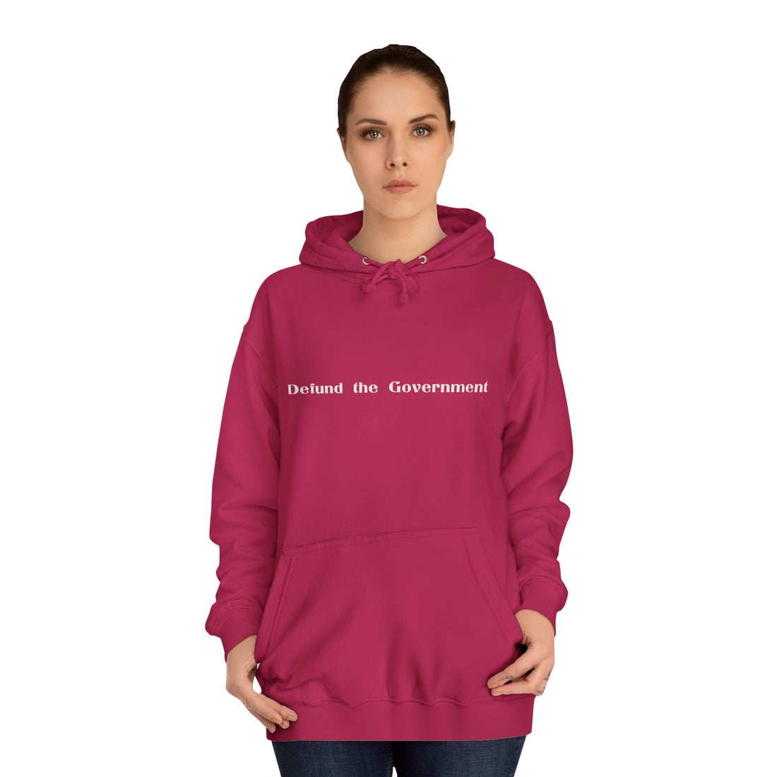 Defund the Government - Citizens in Arms - Unisex College Hoodie