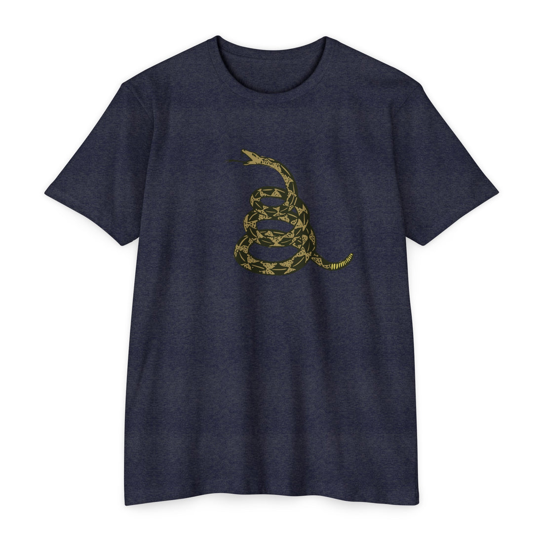 Gadsden Snake T-Shirt - Citizens in Arms - 60% cotton and 40%-polyester blend