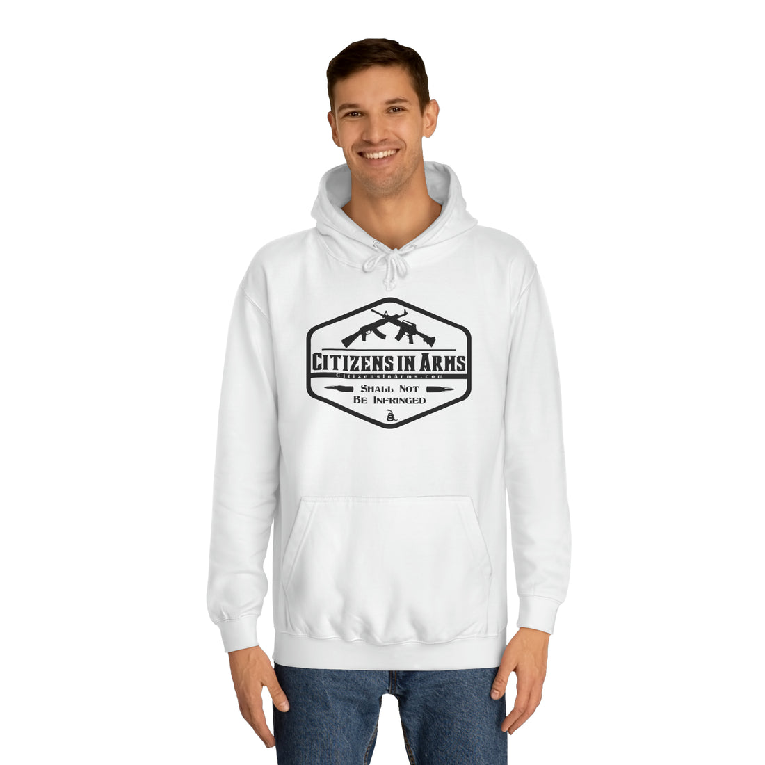 We the people are the resistance, nobody else is coming. - Citizens in Arms - Unisex College Hoodie