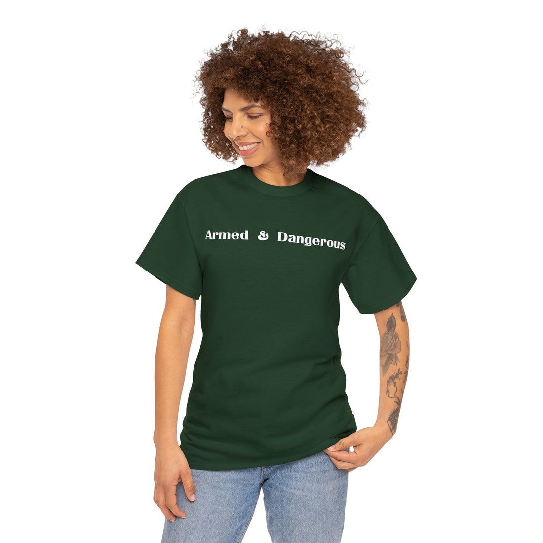 Armed & Dangerous - Citizens in Arms - Unisex Heavy Cotton Tee -