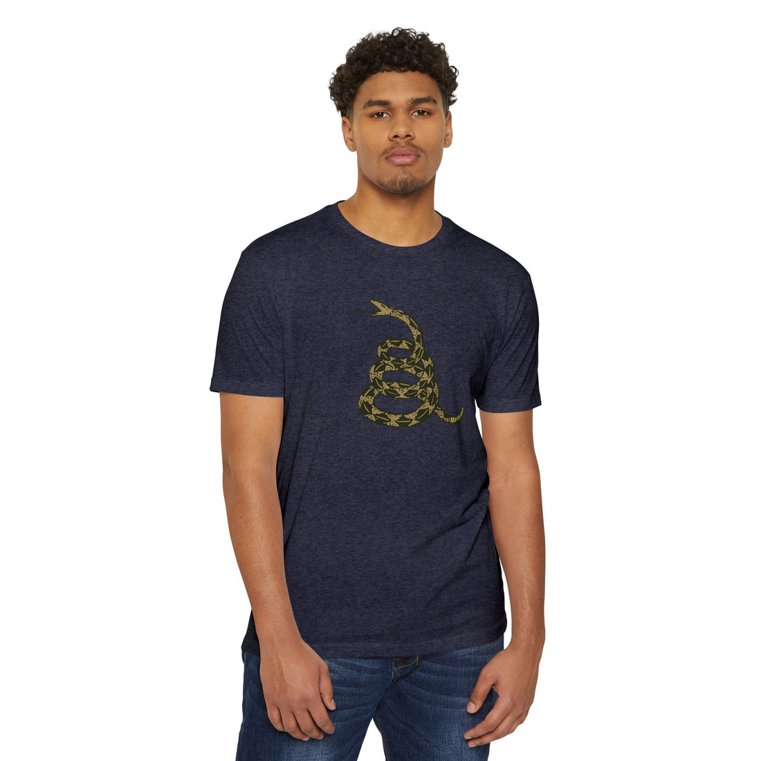 Gadsden Snake T-Shirt - Citizens in Arms - 60% cotton and 40%-polyester blend