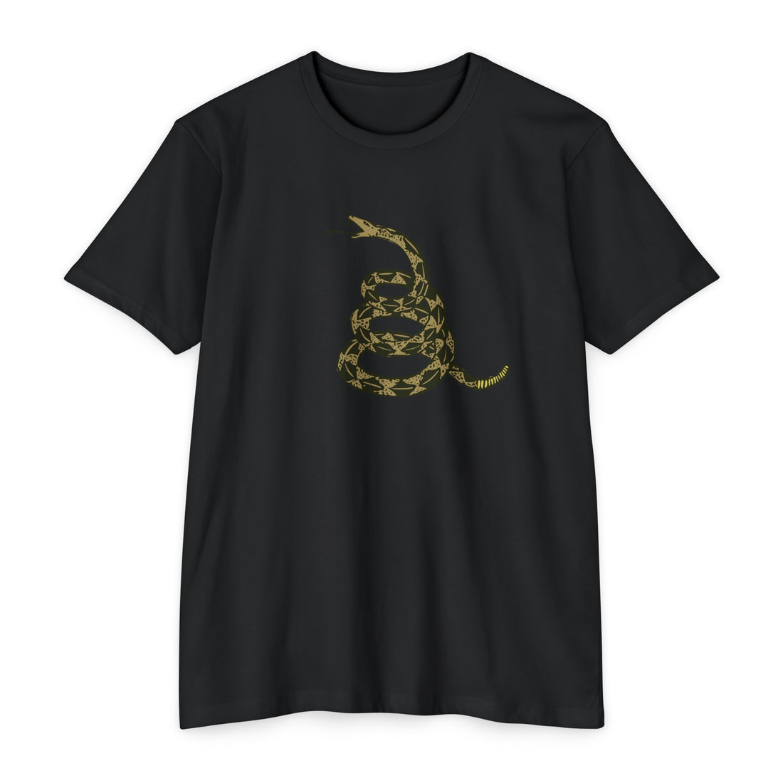 Gadsden Snake T-Shirt - Citizens in Arms - 60% cotton and 40%-polyester blend