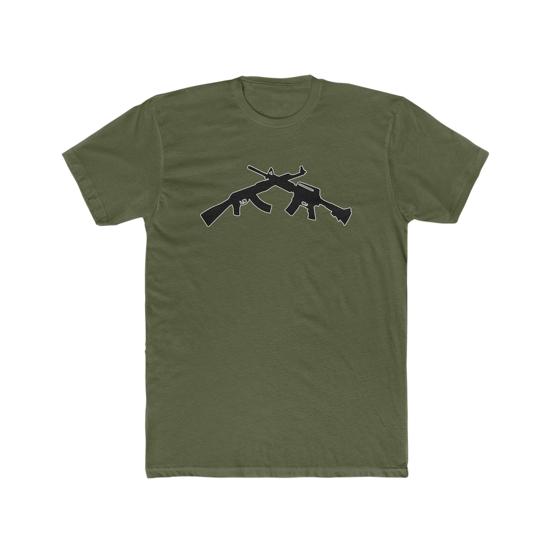 AK and AR Crossed - Citizens in Arms - Men's Cotton Crew Tee