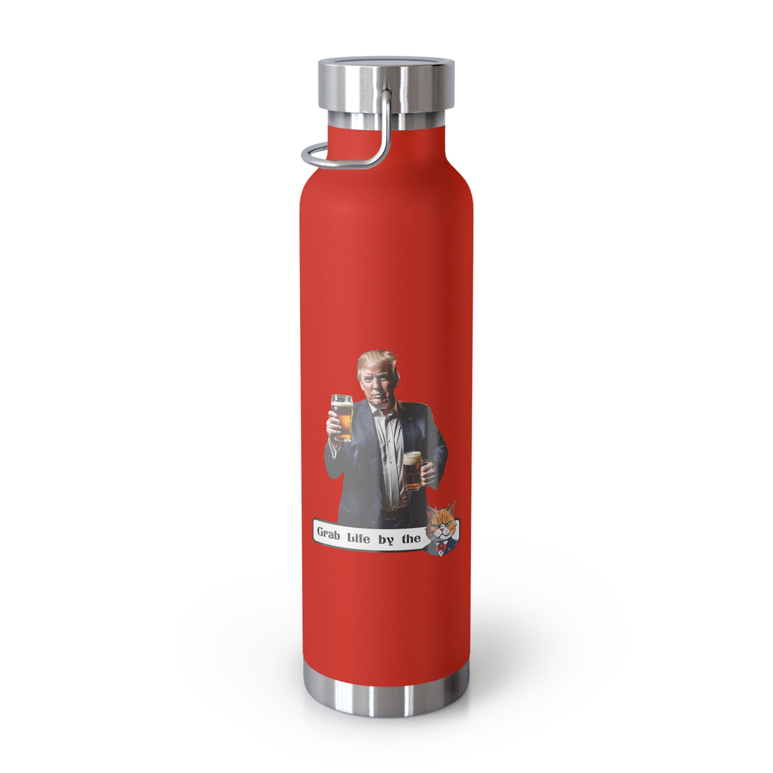 Trump - Grab Life by the P**** - Citizens in Arms - Copper Vacuum Insulated Bottle, 22oz