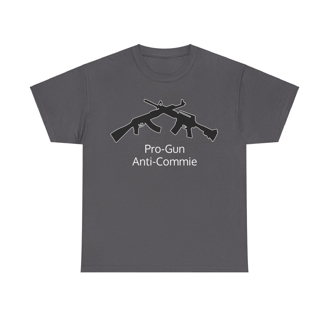 Pro-Gun - Anti-Comie - Citizens in Arms + Gadsden Snake - Unisex Heavy Cotton Tee