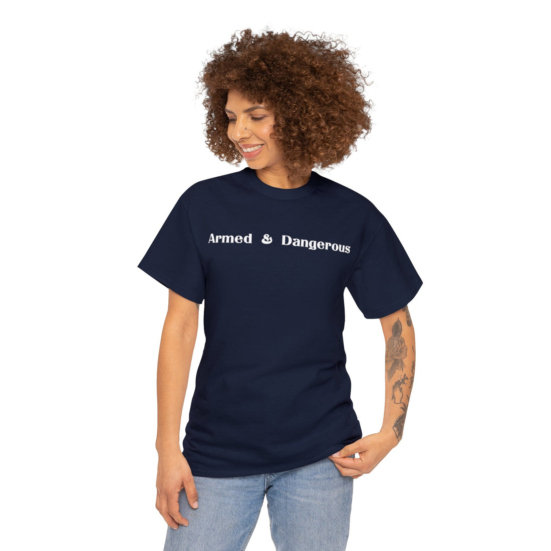 Armed & Dangerous - Citizens in Arms - Unisex Heavy Cotton Tee -