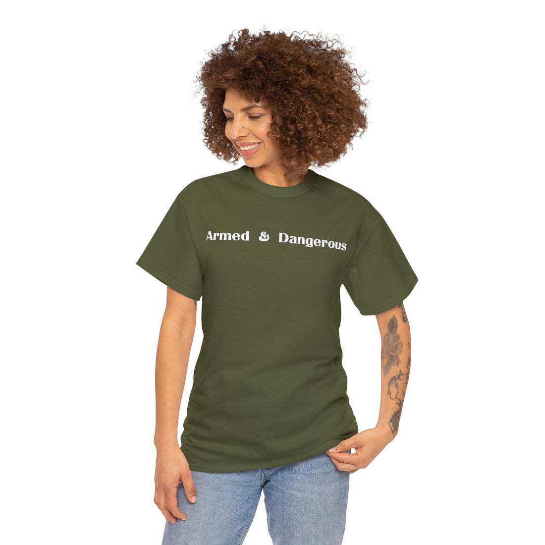 Armed & Dangerous - Citizens in Arms - Unisex Heavy Cotton Tee -