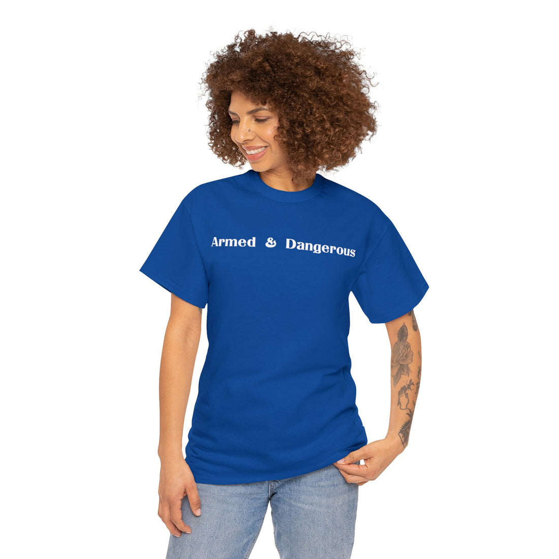 Armed & Dangerous - Citizens in Arms - Unisex Heavy Cotton Tee -