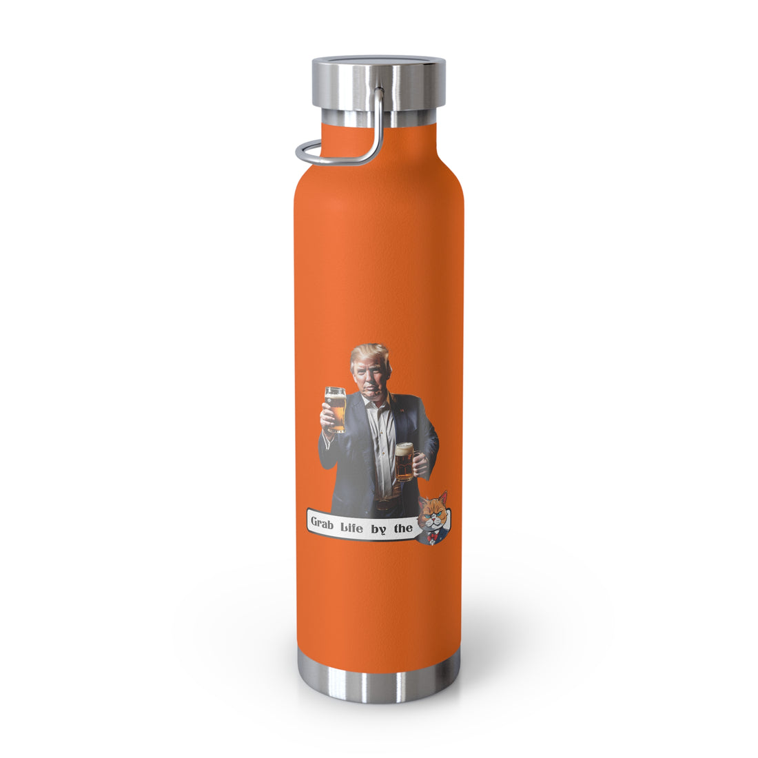 Trump - Grab Life by the P**** - Citizens in Arms - Copper Vacuum Insulated Bottle, 22oz