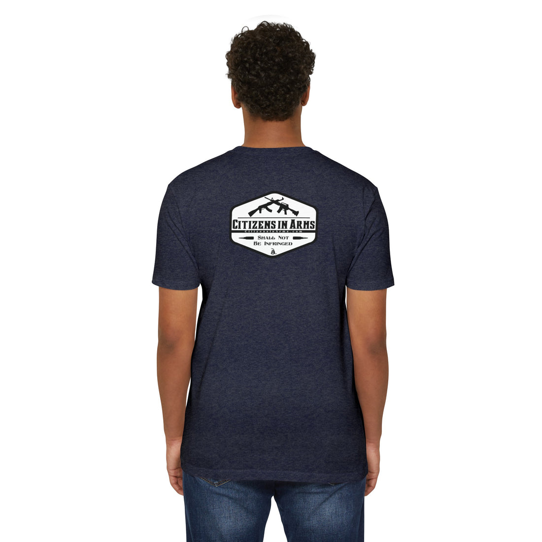 Gadsden Snake T-Shirt - Citizens in Arms - 60% cotton and 40%-polyester blend